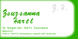 zsuzsanna hartl business card
